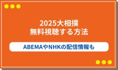2025大相撲中継ネット無料視聴ガイド！ABEMAで今日のライブやNHK動画も